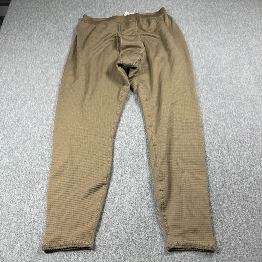 Peckham Base Layer Mens L Tan ECWCS Gen III Level 2 Polartec Grid Fleece Drawers